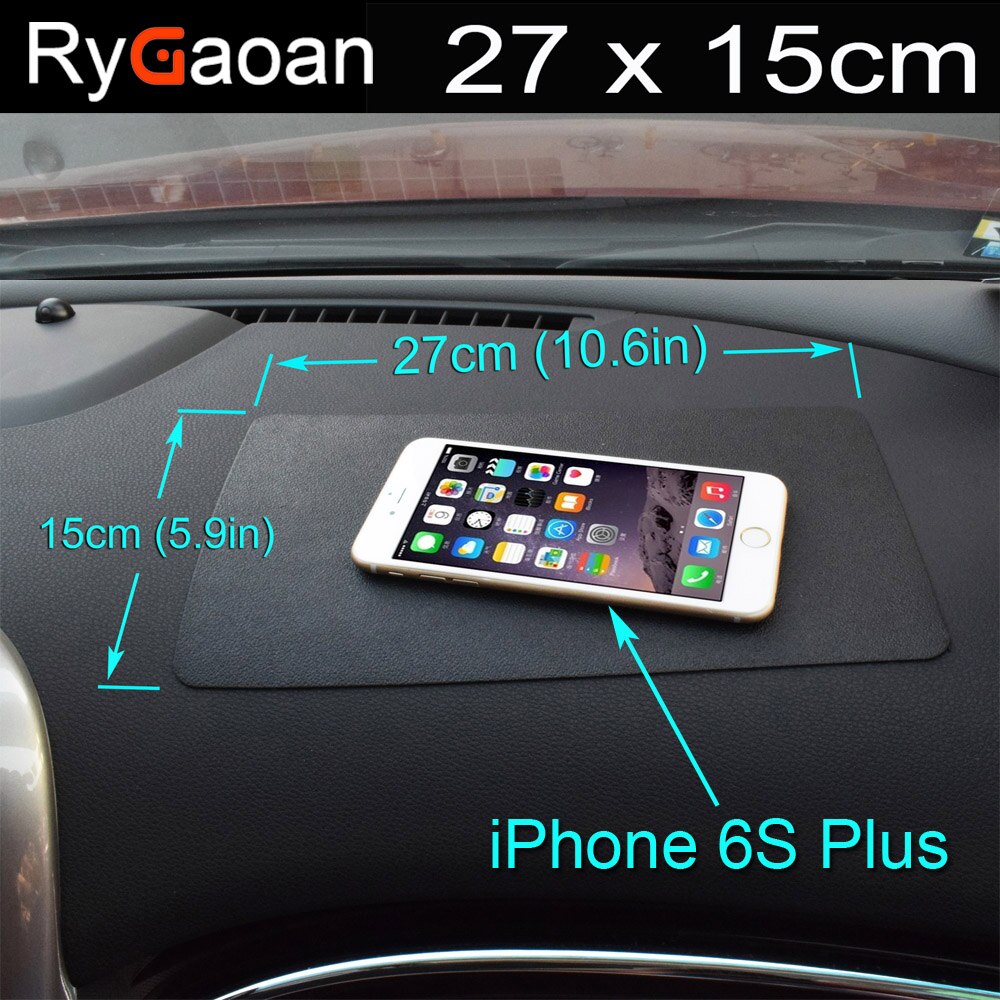 RyGaoan 27*15 cm (10.6 * 5.9in) universele Big Size Dashboard Magic Anti Slip Mat antislip Sticky Pad voor iPhone Mobiele