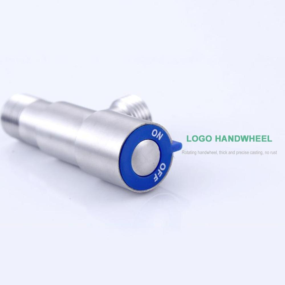 Kitchen Toilet Stainless Steel Bathroom Thicken Triangular Valve Switch Water Toilet Check Angle Valve Faucet Flow Control Valve