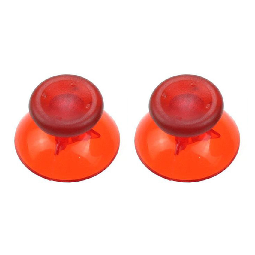 JCD 2 peças 3D analógico polegar vara cogumelo joystick tampa capa para controlador Xbox 360: Luz Roxa