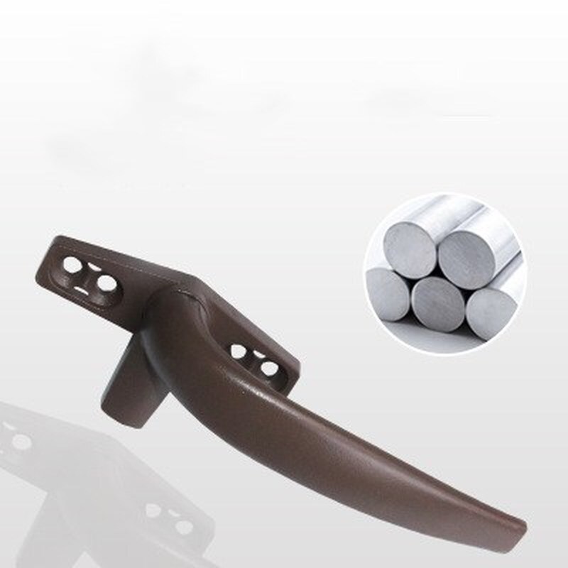 Aluminium Raam Handvat Met Slot Innerlijke Platte Open Binnenste Open Gordijn Hout Openslaand Raam Schuifdeur Handgrepen Hardware