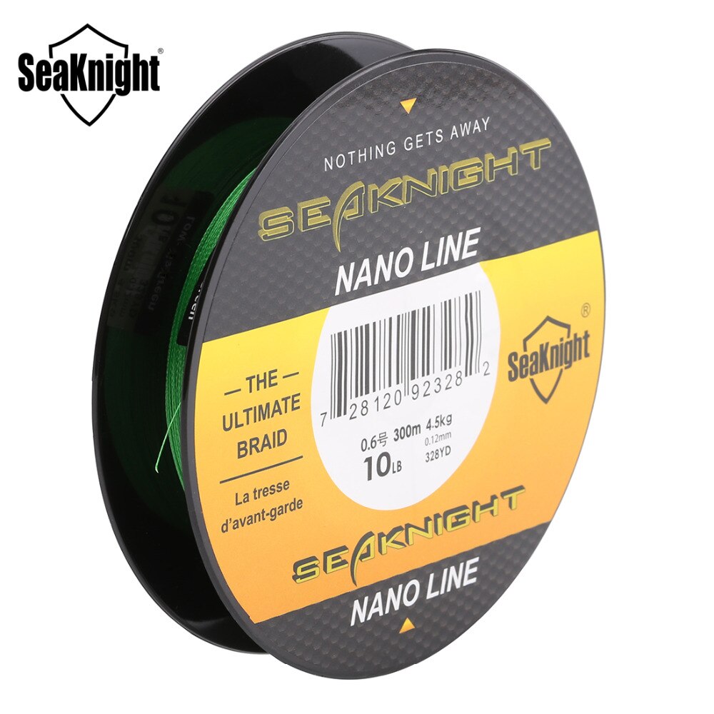 Seaknight NANO 300 m 4 strands stranded fishing lines PE multifilament fishing line 4lb 6lb 8lb 10lb diameter 0.07-0.12mm