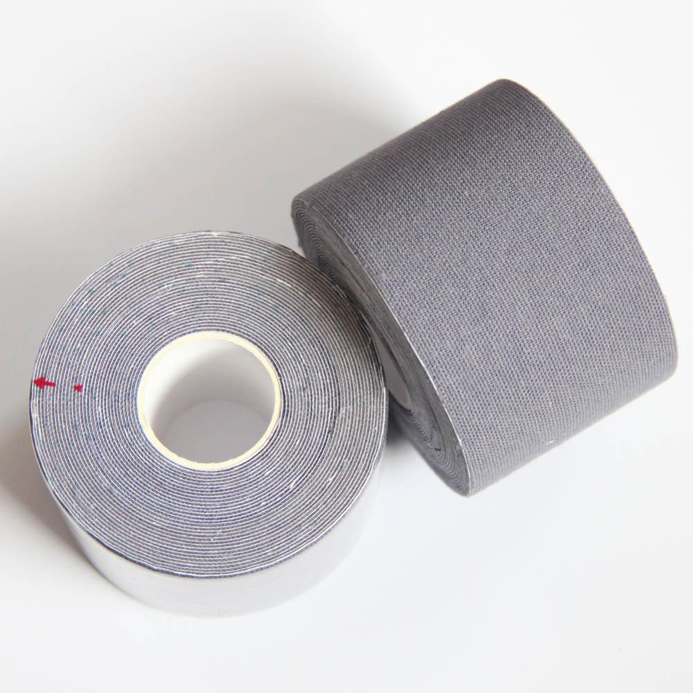 [Original Fabrik] 15 Farbe Kintape Kinesiologie band Baumwolle Elastische Athlet Physiotherapie Verband Für fahrrad Muscle Pain Relief: Silber