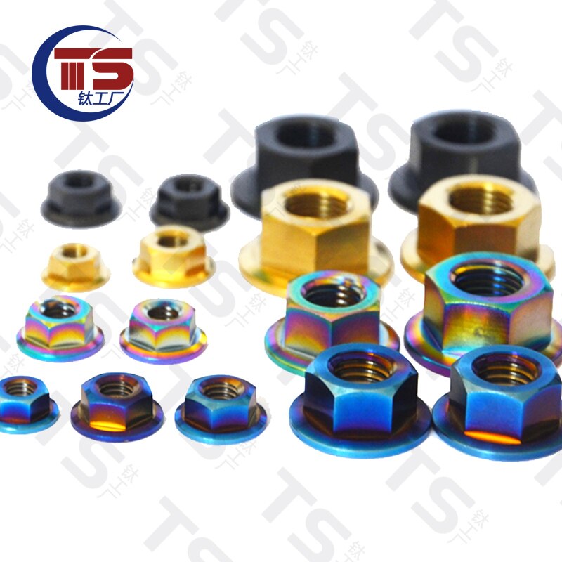 Ts Titanium Bolt M8X15/20/25/30/35/40/45/50/55/60Mm Torx Ti Schroef Voor Motor V Brake Vorken Onderdelen Titanium Bevesti (1Pc)