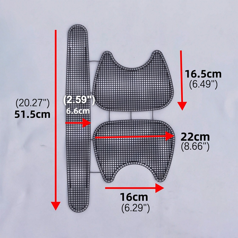 Diy Hoefijzer Draagtas Schouder Handtassen Mesh Breien Voering Weven Plastic Gaas Vel Fluwelen Hok Trim Tools Breien Helper