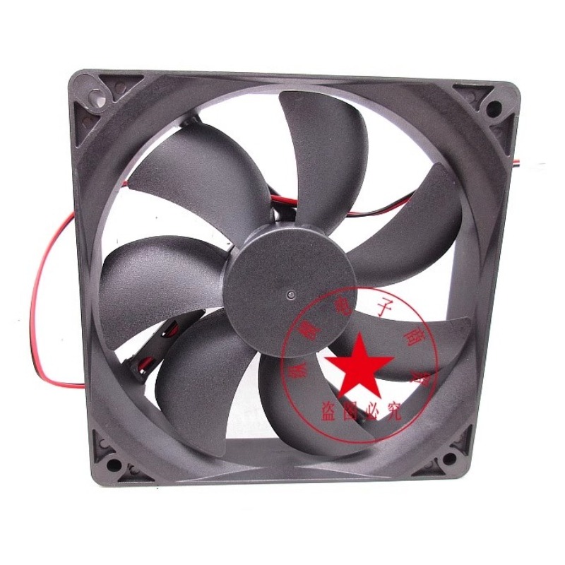 Nowy wentylator chłodnicy do KERONG DF 1202512 SEL2R 12V 0.21A Wentylator chłodzący 12025 12cm 120*120*25MM