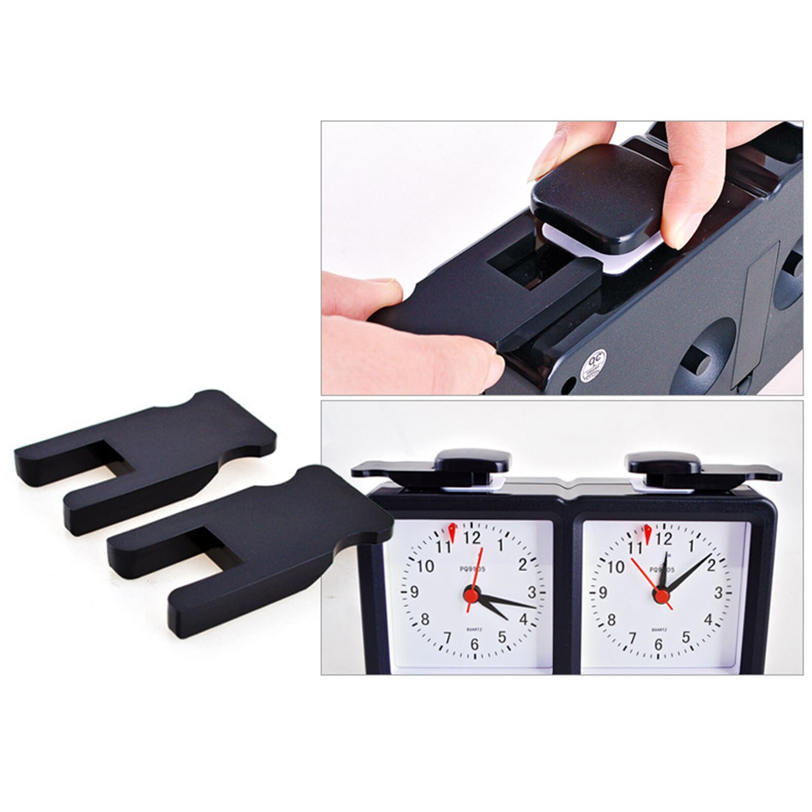 Portable Sports Electronic Chess Clock Two LED Screens Competition Quarz Digital Analog Game Timer