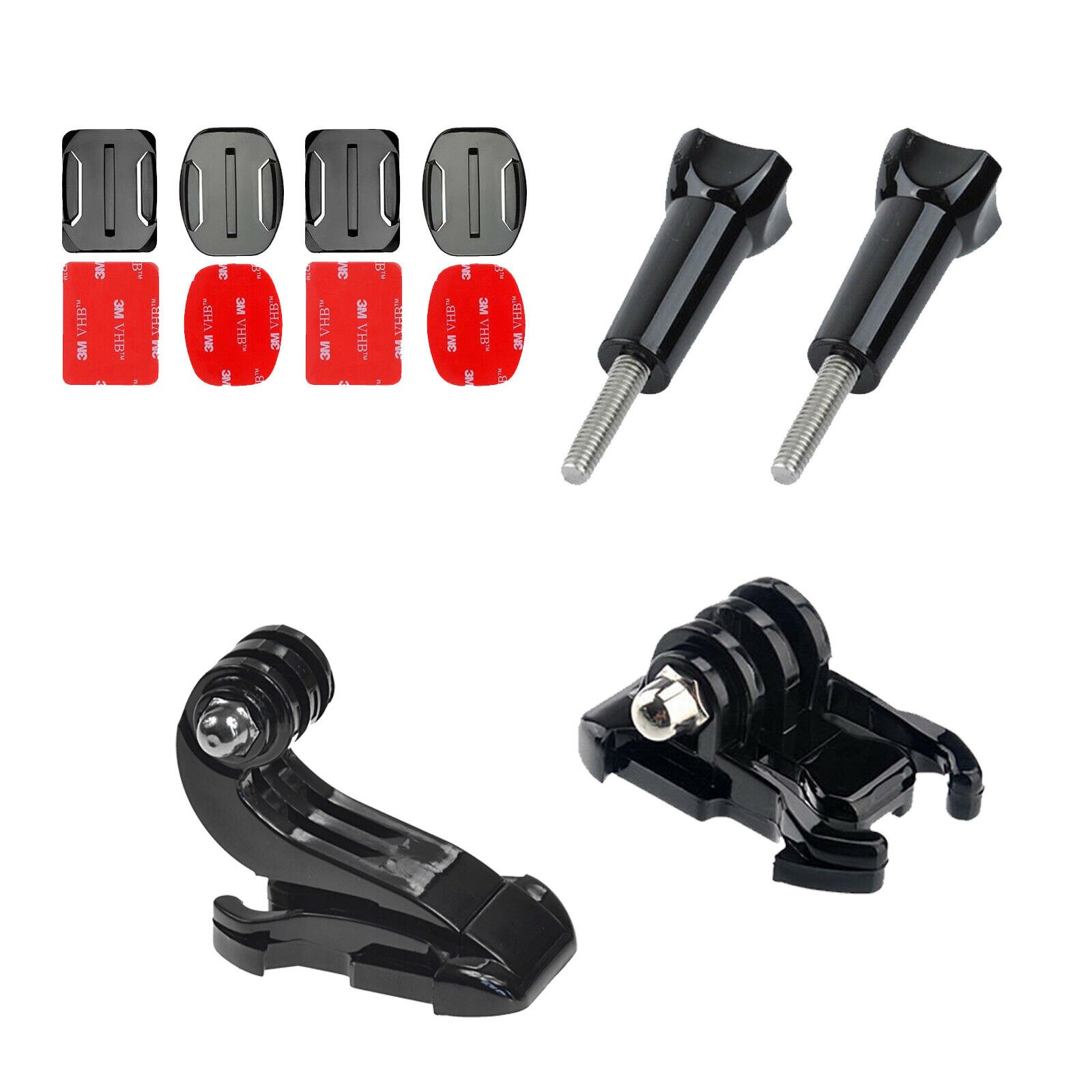 Zubehör Set für Gopro Hero 8 7 6 5 4 3 Sitzung SJCAM Xiaomi Yi Kit Montieren Schutz Rahmen Fall für GoPro Hero 8 Gehäuse: 04 -5pcs Mount Kit