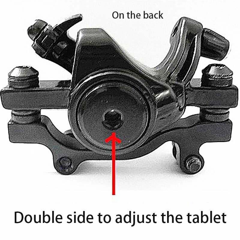 Bicycle Brake Caliper Disc Aluminum Alloy Bike Caliper Mechanical Black Waterproof Safe Hard Durable Disc Brake Part Device