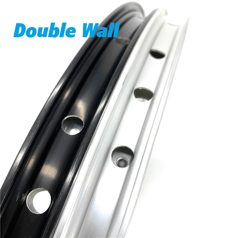 Cerchi per bici pieghevoli 20 pollici 406 in lega di alluminio con doppia parete valvola Schrader 20H 24H 28H 32H 36H Cerchi freno a discoteca/V