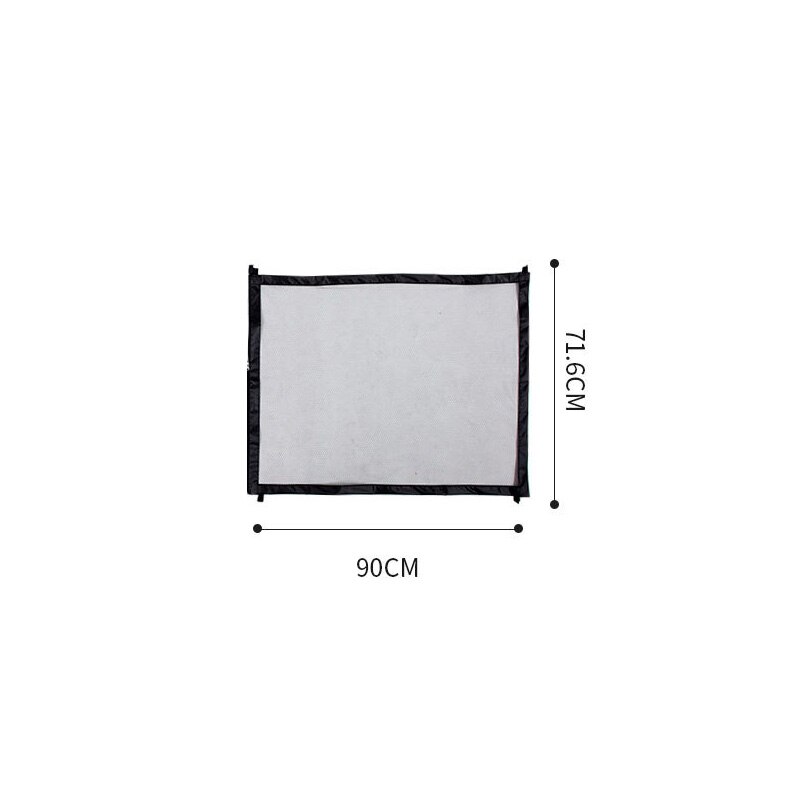 Pet Barrier Fences Folding Breathable Pet Isolation Barrier Fence For Cats Dogs Portable Safety Dog Mesh Gate Pets Accessories: Style 3