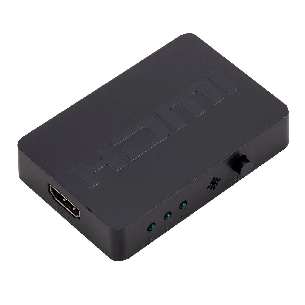 3x1 HDMI Splitter 3 Port Hub Box Auto Switch 3 In 1 Out Switcher 1080p HD 1.4 With Remote Control for HDTV XBOX360 PS3 Projector