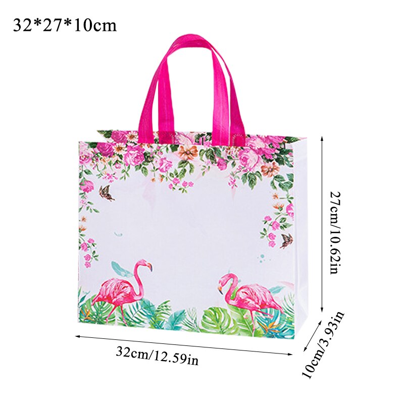 Eco Waterproof Women Shopping Bag Reusable Shopping Bag Print Tote Bag No Zipper Pouch Women Storage Bags Organizer: rose red 32-27-10cm