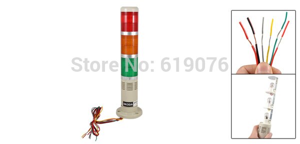 DC 12V Buzzer LTA-205 three color lamp three color warning lamp machine tool signal lamp indicating lamp LAI SEN