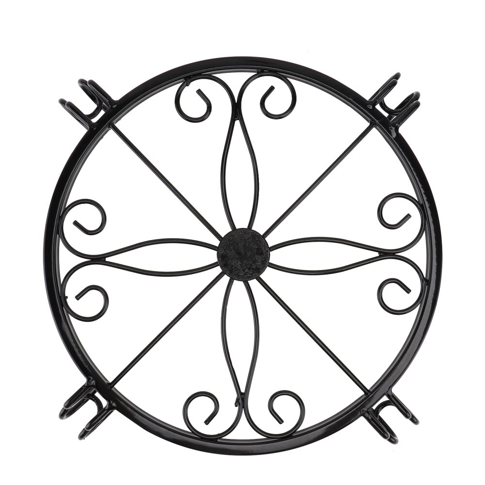 1Pc Classic Iron Flower Stand Flower Pot Stand Indoor Flower Pot Stand Decor