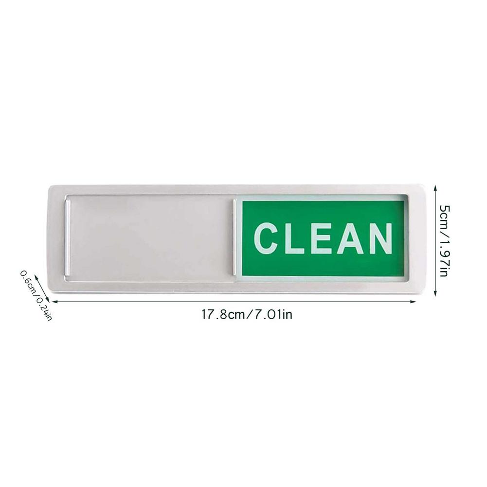 Room Cleaning Tips Cleanliness Signs Hotel Magnetic Signs Acrylic Dishwasher Magnet Clean Dirty Sign Home Room Decoration