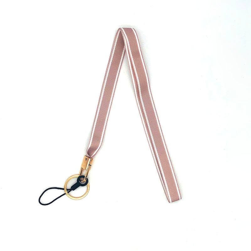 cordones de rayas multicolor para teléfono para correa de cuello de llave para tira de correas para tarjeta de identificación llavero para gimnasio Lanyard Key