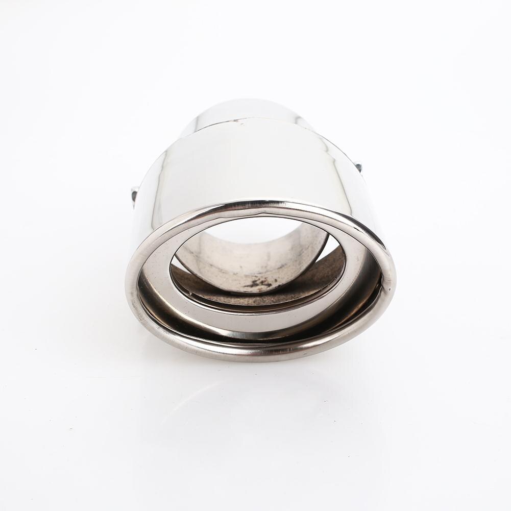 Diametro di 63-86mm Veicolo Punta Del Silenziatore Del Tubo di Scarico in Acciaio Inox auto Marmitta Tubo di coda auto di Scarico di coda auto tondo Cromato