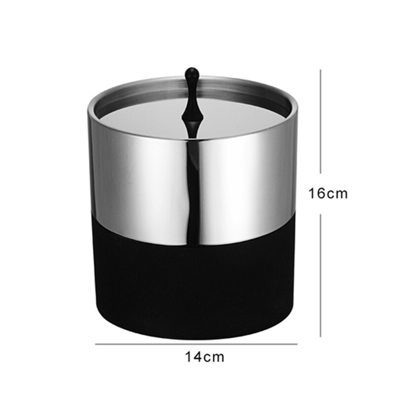Stainless steel portable ice bucket with ice clip bar KTV beer red wine champagne ice bucket commercial ice bucket: 20