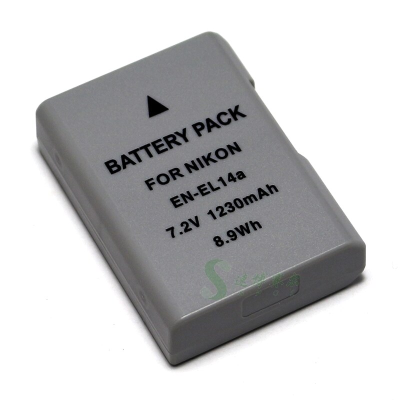 Batería de EN-EL14a + LCD USB cargador Dual para cámara Nikon, reemplazo de EN-EL14, para D5600, D5500, D5300, D5200, D5100, D3500, D3400, D3100, Df