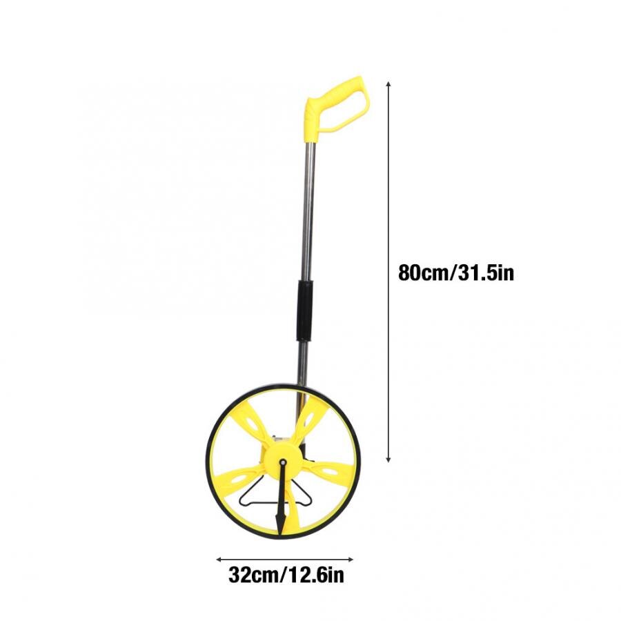 Measuring Wheel Five Digits Counter Distance Measuring Wheel Mechanical Distance Counter Wheel 9999ft