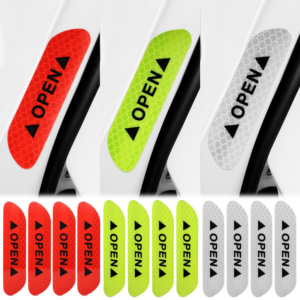 Pegatinas reflectoras para coche 4 Uds. Para Kia Rio K2 Buick Citroen C4 C5 C3 xsara picasso berlingo Ssangyong kyron, accesorios
