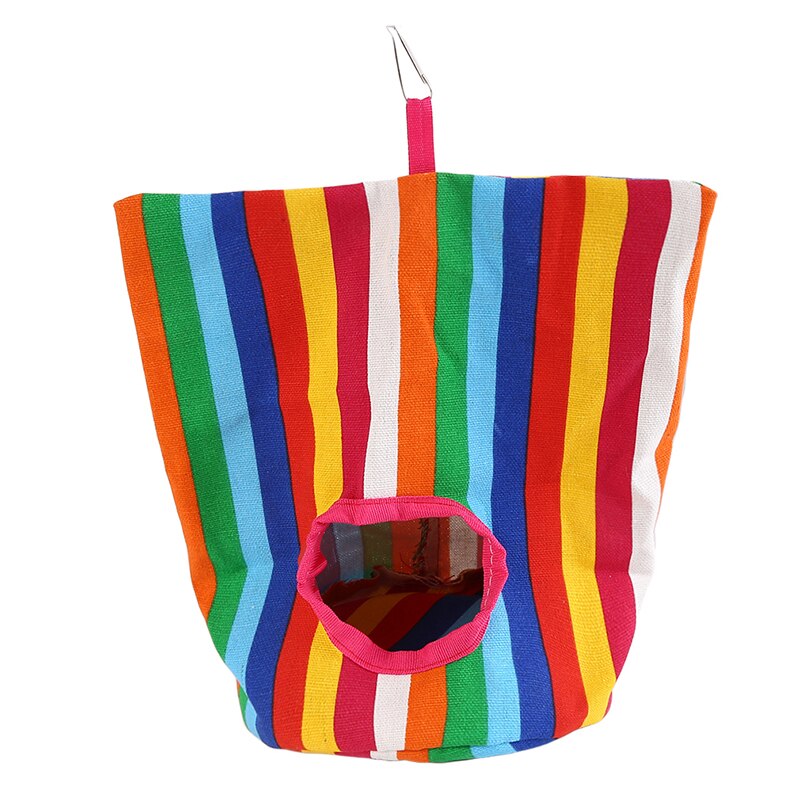 Agapornis-nido de algodón cálido para pájaros, casa para loros pequeños y medianos, hamaca para invierno: 3