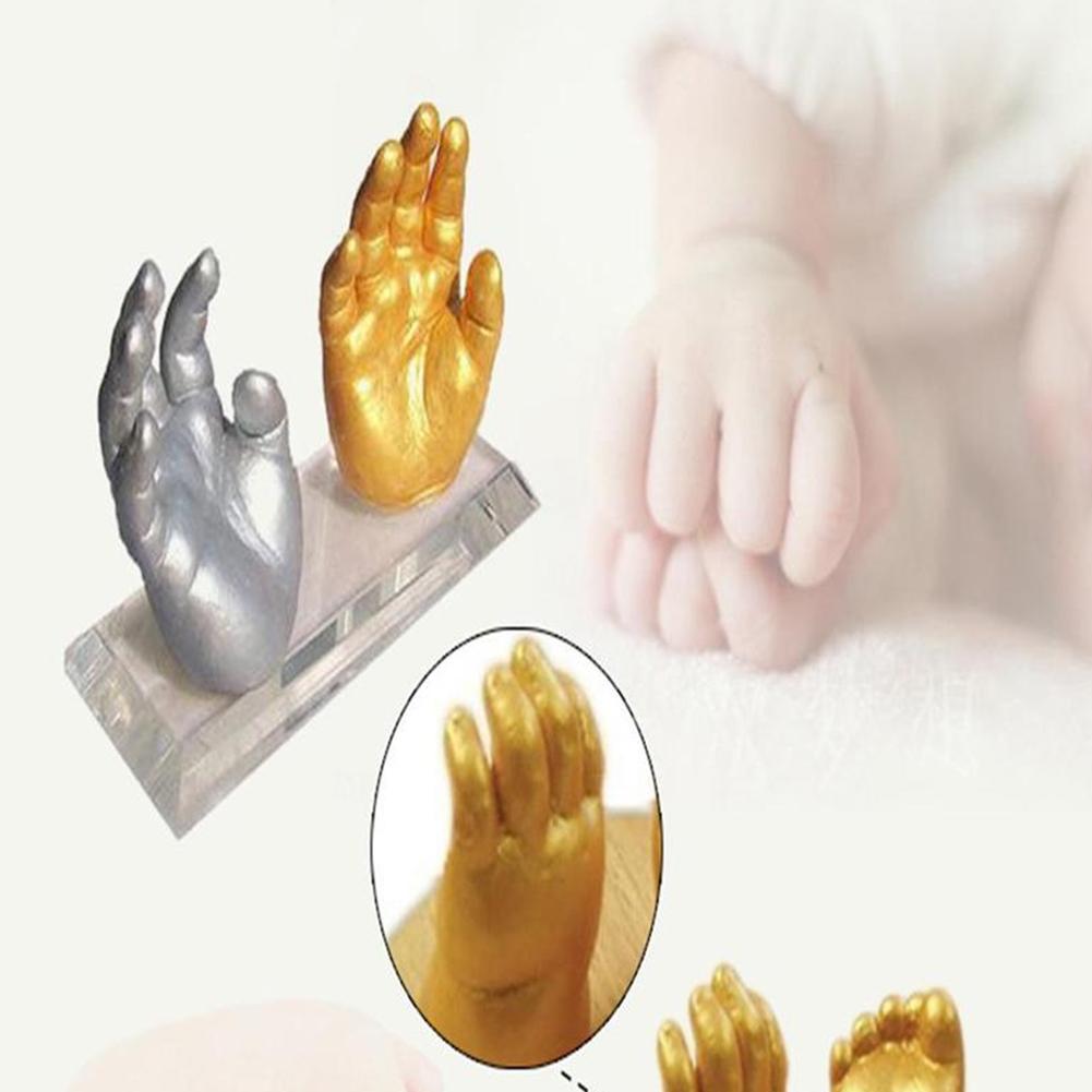 Baby Handafdruk Footprint Kit 3D Gips Casting Aandenken Neonati Huella Bebe Baby Souvenirs Baby
