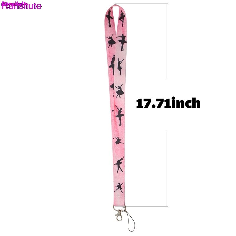 R78 Ransitute Dansen Meisje Mobiele Telefoon Strap Hals Lanyard Key Id Kaart Mobiele Telefoon Usb Bracket Lanyard Lint