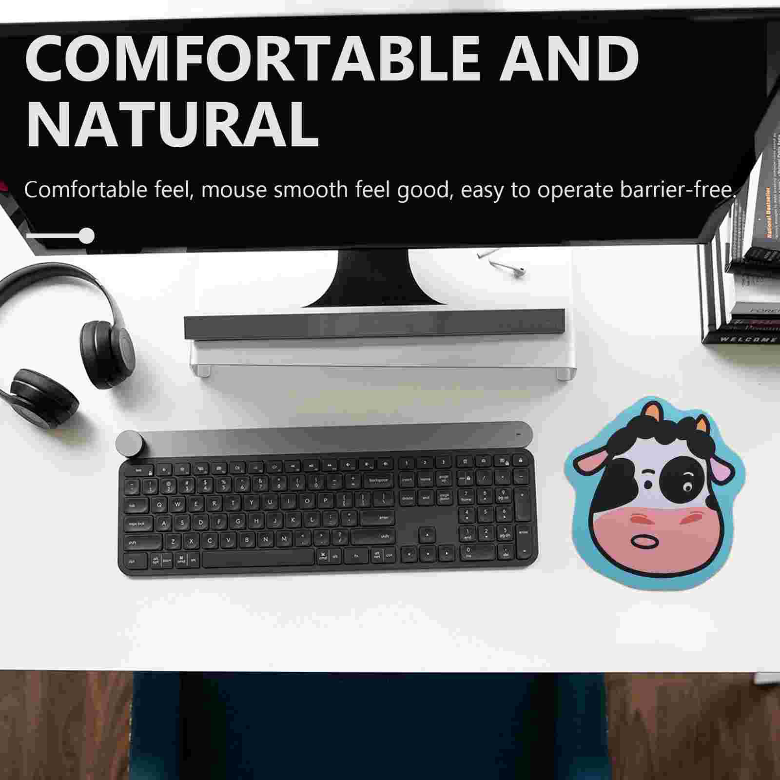 Rubber Pad Office Desk Pad Cartoon Desk Pad Protector Laptop Pad