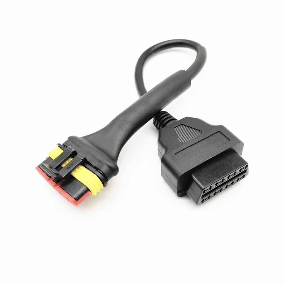 Bnl-Benelli 6 Pin Connector Obd Ii K-Line/L-Lijn Diagnostische Harnas Elektronische Kabel Van bnl Motorfiets