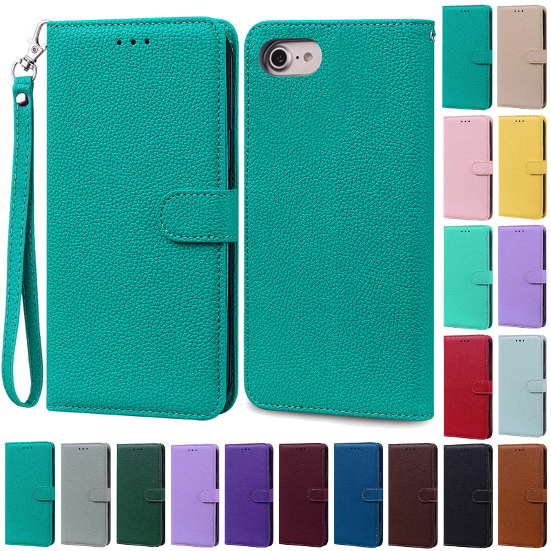 Per iPhon 6 6s Fundas Custodia a portafoglio in silicone TPU per iPhone 6 6s Custodia protettiva in pelle con cover posteriore per iPhone 6 Cover