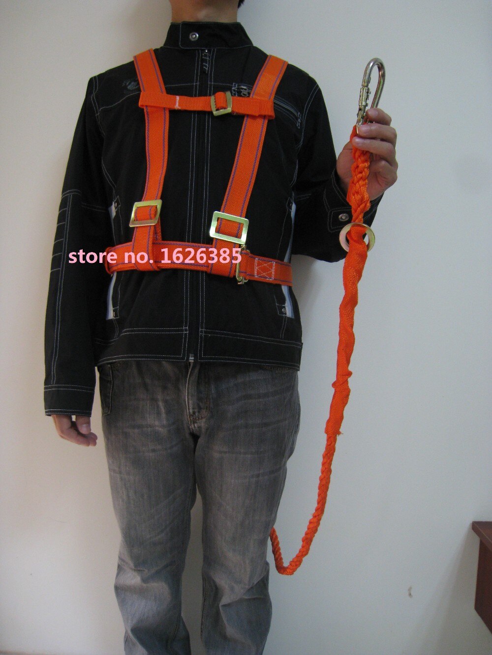 1.7M---1.8M Outdoor safety belt hiking altitude harness for mountaineering climbing, electrican pole waist , lifting sling