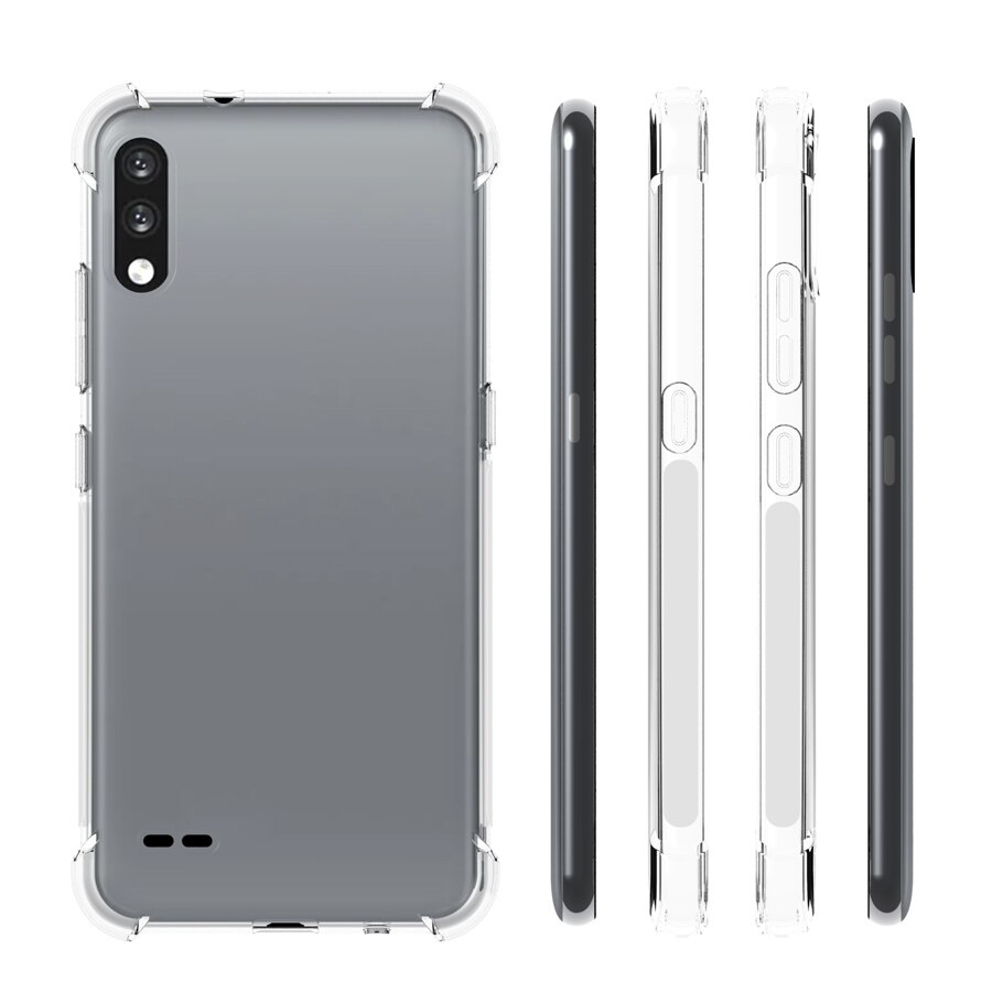 Transparante telefoonhoesjes voor lg  k22 hoesje + gehard glas 5g zachte gel skin bescherming heldere siliconen lg  q92 hoesje