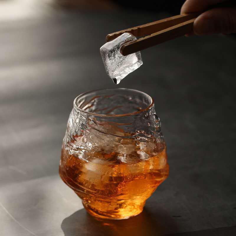 2 st whiskyglas japansk hammarmönster sprit brandy vinglas hemjuice te kopp bar klubb fest drinkware 350ml vaso