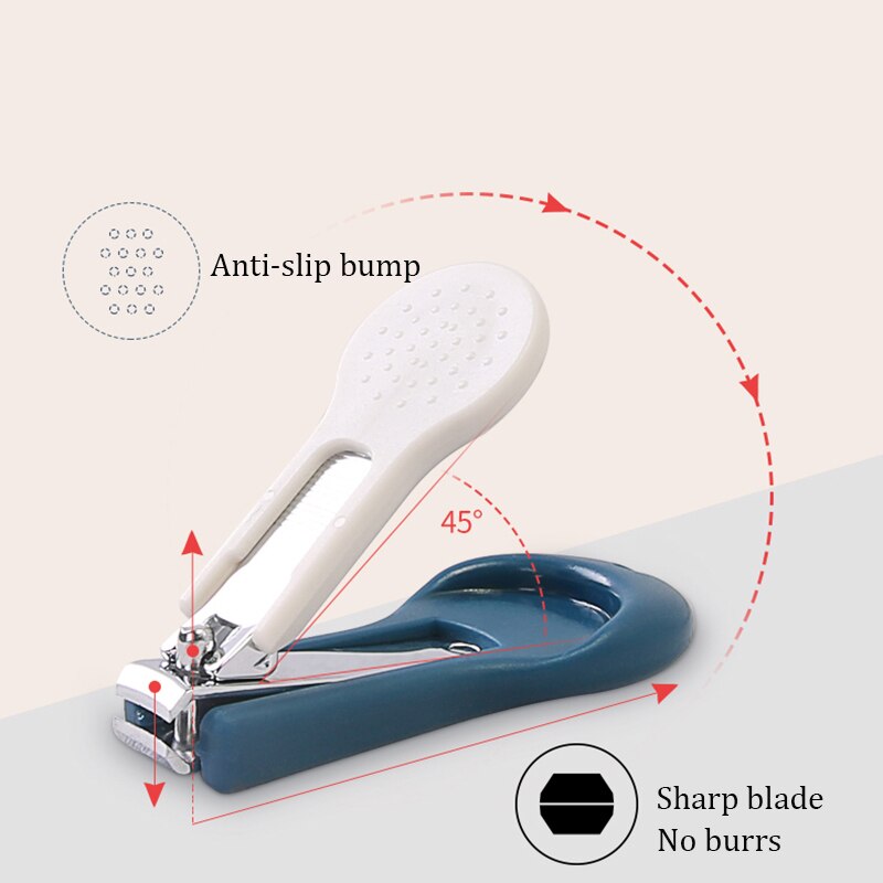 Coupe-ongles pour bébés, ciseaux de manucure et pédicure sûrs à dessin animé pour bébés, coupe-ongles