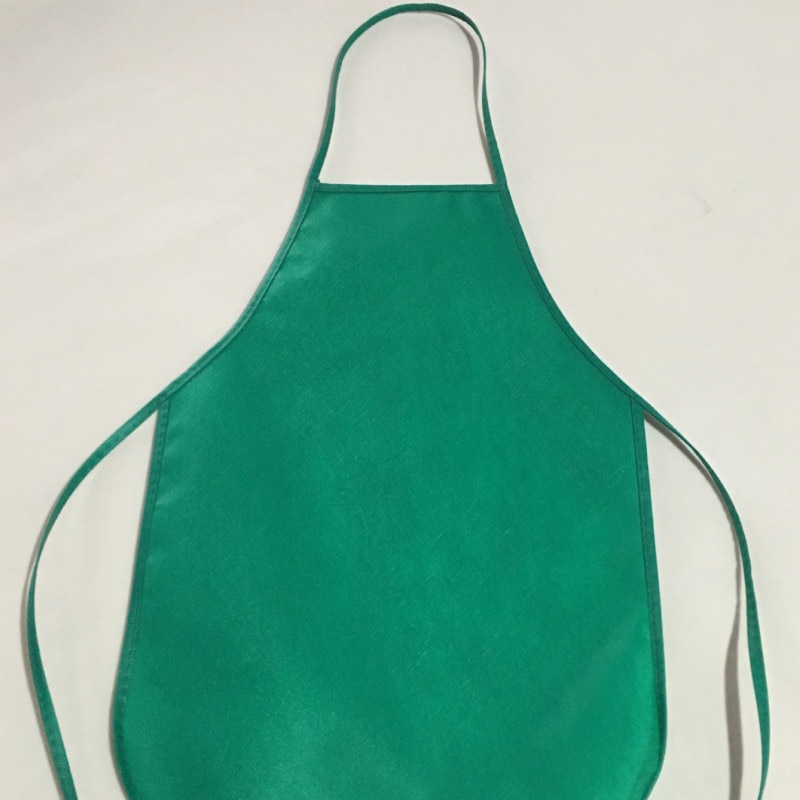 Unisex Colorful Children Aprons Waterproof Non-Woven Fabric Painting Kids Apron for Activities Art Painting Class Craft: Green