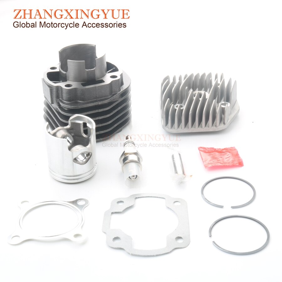 70cc Kit de cylindre et de tête de cylindre | Kit de Piston de 47mm/10mm pour MBK Evolis Fizz Flipper Forte Mach G Ovetto 50 2T