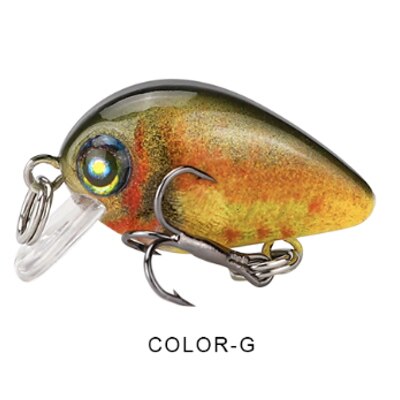 DAGEZI 1 sztuk pływająca przynęta 2g 2.5cm popper Wędkarstwo wabik 3D przynęta oczy Crankbait Wobblers FishingTackle Isca latać Wędkarstwo: kolor-G