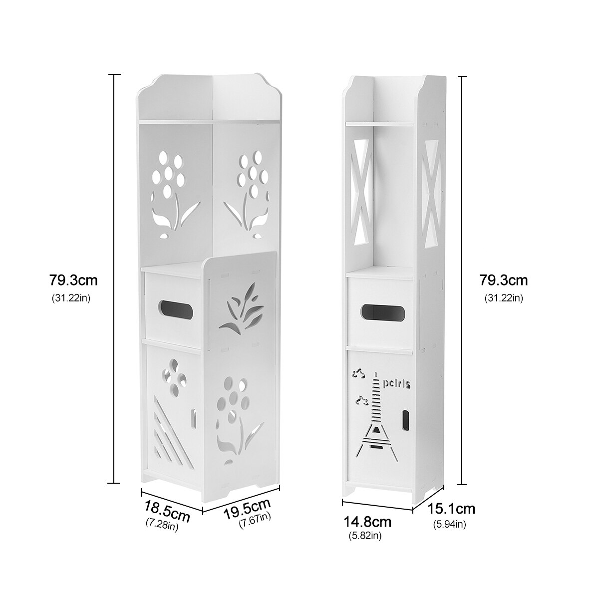 Bathroom Kitchen Floor Standing Bathroom Storage Cabinet Washbasin Shower Corner Shelf Plants Sundries Storage Drawer Racks