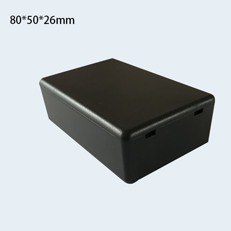 Black Project Box Storage Case Waterproof DIY Housing Instrument Case Enclosure Boxes Electronic Home Supplies 50*28*15MM: 80x50x26mm