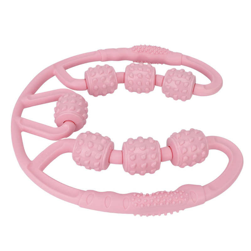 Spier Massage Roller Druppelvormige 7 Wielen Alle Ronde Masseren Been Massage Roller Elastische Pp Uniforme Kracht Voor Gym Gebruik voor Dij
