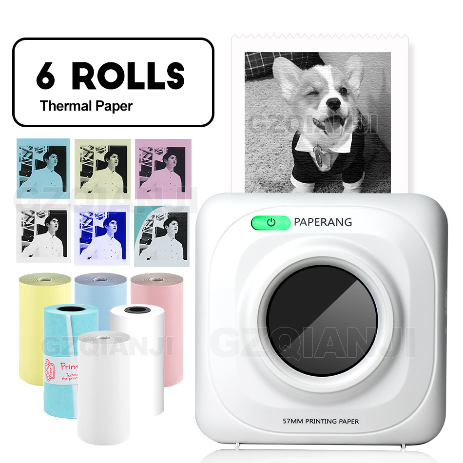 PAPERANG P1 58mm imprimante thermique Photo Portable Mini Bluetooth 4.0 Android iOS téléphone connexion sans fil Mini imprimantes de poche