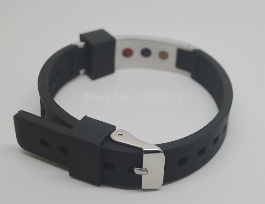 5PCS W TEST VIDEO Power Ionics Smart Healthy Stylish Bracelet 2000 Ion Band Balance Black ENERGY WRISTBAND F.I.R Bio Bracelet