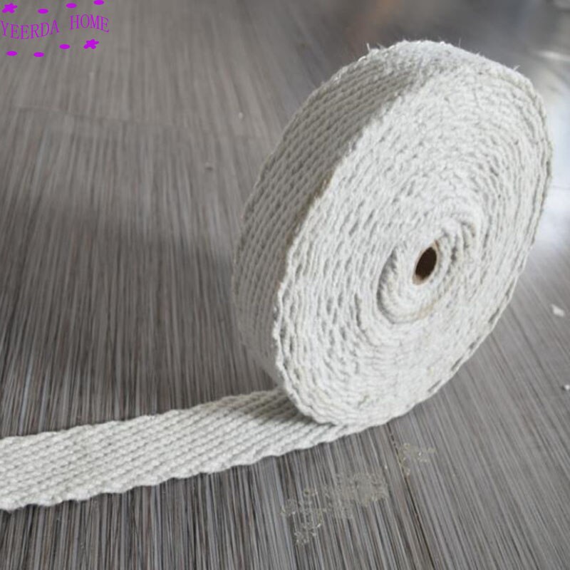 Cinta de fibra de cerámica, ignífuga, tropical, resistente a altas temperaturas, ignífuga, cinta de tela enrollada de alambre de vidrio, cinta de fibra de vidrio