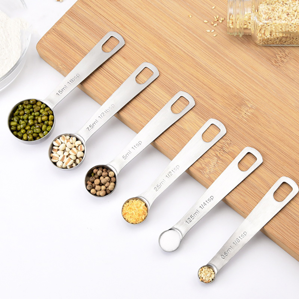 Measuring Spoons Premium Heavy Duty 18/8 Stainless Steel Measuring Spoons Cups Set