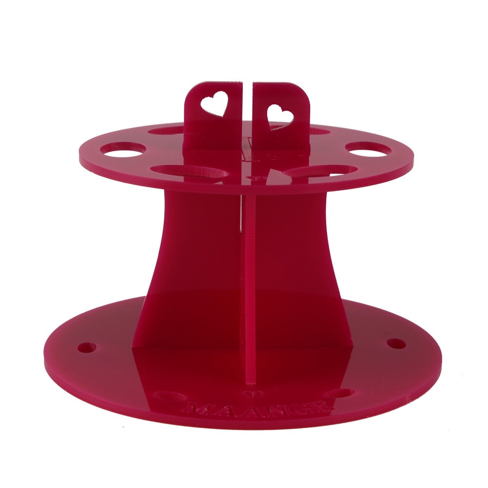 6 Hole Oval Makeup Brush Holder Drying Rack Organizer Brush Desplay Holders Drying Stand Storage Cosmetic Shelf Beauty Tool 1121