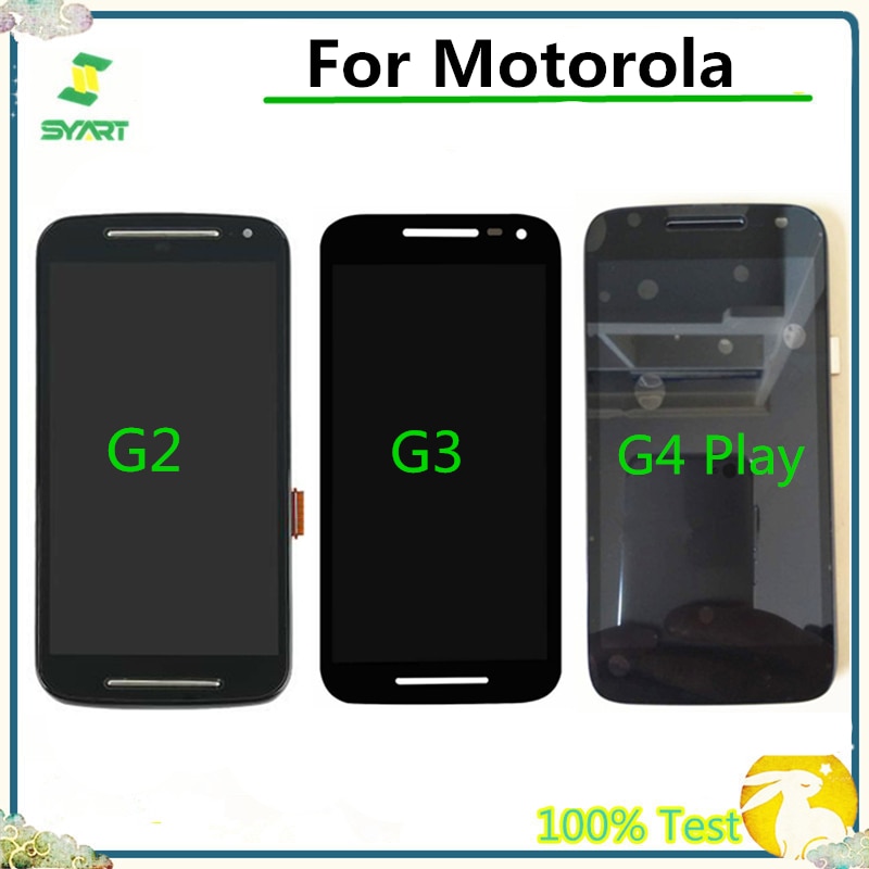 100% Getest Lcd-scherm Met Touch Screen Digitizer Vergadering Voor Motorola Moto G2 XT1063 XT1064 G3 XT1544 G4 Spelen XT1601 XT1602