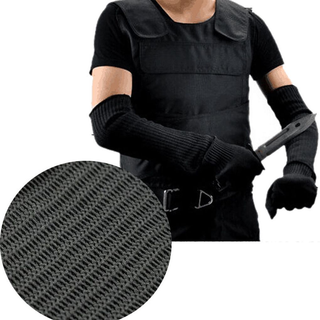 Cut-Resistant Working Safety Gloves and Arm Sleeves Anti-Cut Protective Stainless Steel Wire Mesh Gloves for Butcher Gardener