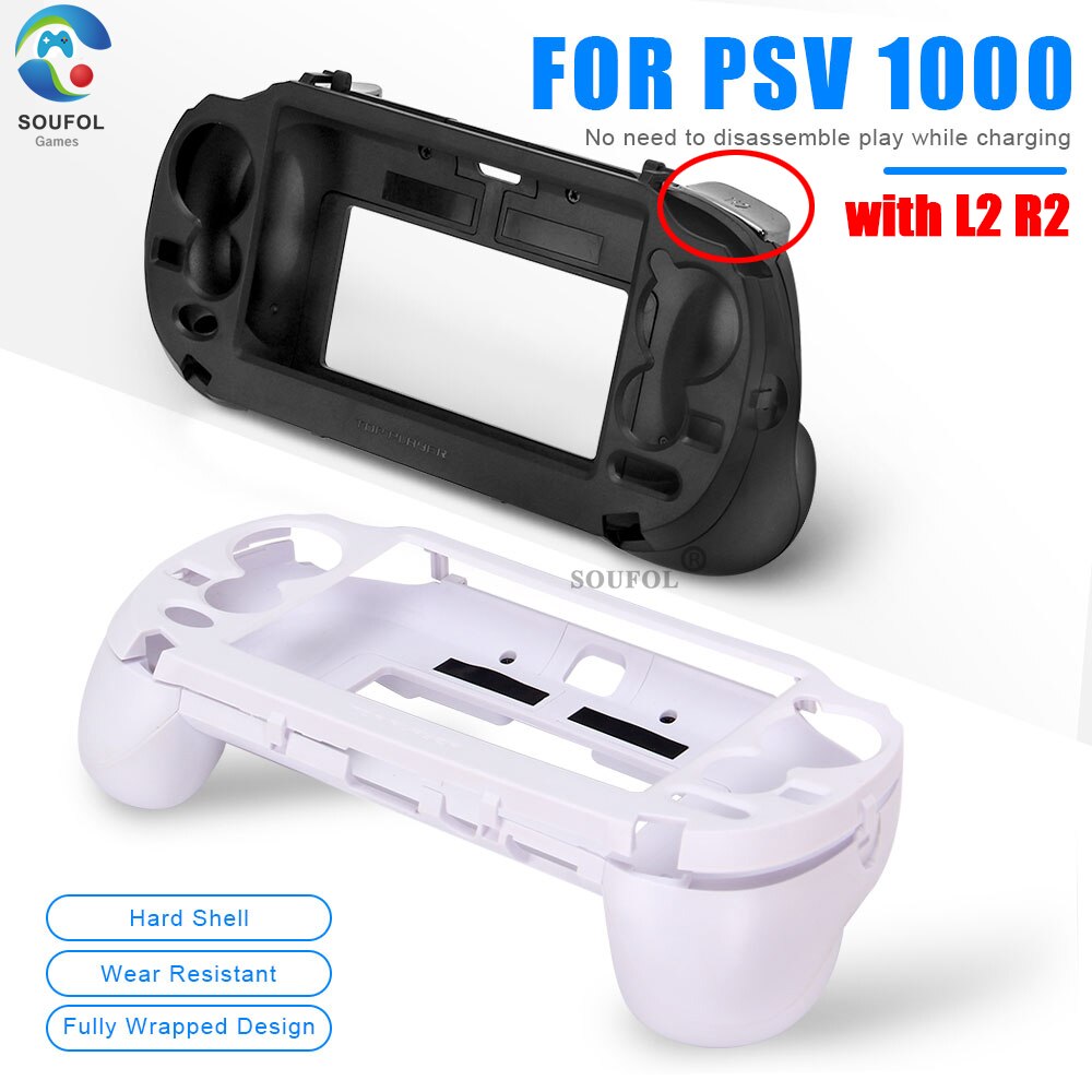 Gamepad Controller Joystick Shell Case Voor Sony Ps Vita Vet/Psv 1000 Game Console Wiht L2 R2 trigger Grip Knoppen