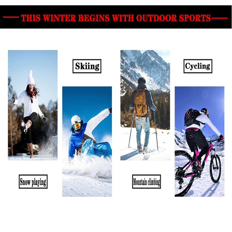 Verbeterde Pluis Warme Winter Handschoenen Waterdichte Touchscreen Anti Slip Voor Mannen Vrouwen Running Fietsen Voetbal Skiën